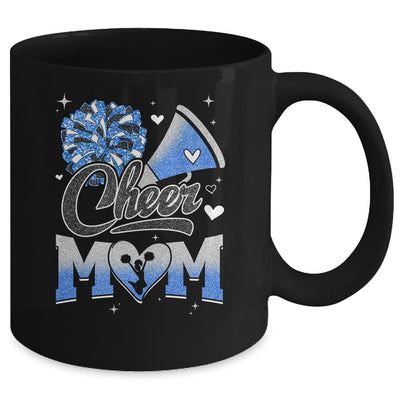 Cheer Mom Blue Cheerleading Football For Women Graphic Mug | teecentury