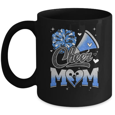 Cheer Mom Blue Cheerleading Football For Women Graphic Mug | teecentury