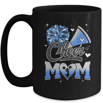 Cheer Mom Blue Cheerleading Football For Women Graphic Mug | teecentury