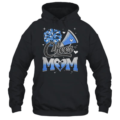Cheer Mom Blue Cheerleading Football For Women Graphic Shirt & Tank Top | teecentury