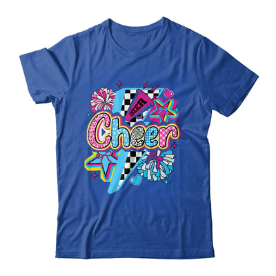 Cheer Mom Cheerleader Coquette Bow Colorful Football Season Shirt & Tank Top | teecentury