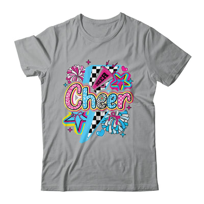 Cheer Mom Cheerleader Coquette Bow Colorful Football Season Shirt & Tank Top | teecentury