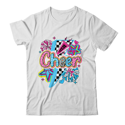 Cheer Mom Cheerleader Coquette Bow Colorful Football Season Shirt & Tank Top | teecentury