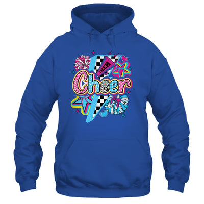 Cheer Mom Cheerleader Coquette Bow Colorful Football Season Shirt & Tank Top | teecentury