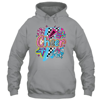 Cheer Mom Cheerleader Coquette Bow Colorful Football Season Shirt & Tank Top | teecentury