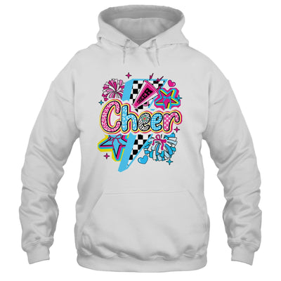 Cheer Mom Cheerleader Coquette Bow Colorful Football Season Shirt & Tank Top | teecentury