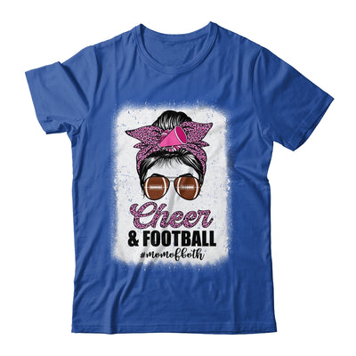 Cheer Mom Football Son Daugher Cheerleading Cheer Bleached Shirt & Tank Top | teecentury