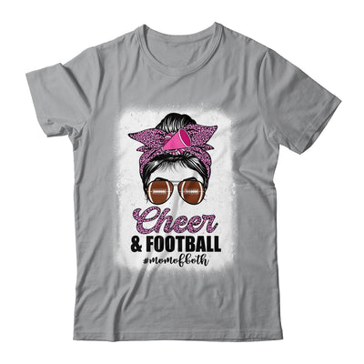 Cheer Mom Football Son Daugher Cheerleading Cheer Bleached Shirt & Tank Top | teecentury