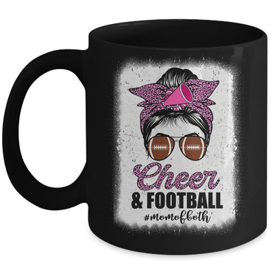 Cheer Mom Football Son Daugher Cheerleading Cheer Bleached Mug | teecentury