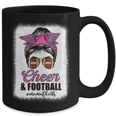 Cheer Mom Football Son Daugher Cheerleading Cheer Bleached Mug | teecentury