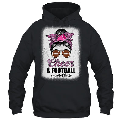 Cheer Mom Football Son Daugher Cheerleading Cheer Bleached Shirt & Tank Top | teecentury