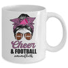 Cheer Mom Football Son Daugher Cheerleading Cheer For Women Mug | teecentury