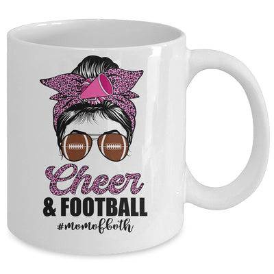 Cheer Mom Football Son Daugher Cheerleading Cheer For Women Mug | teecentury
