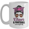 Cheer Mom Football Son Daugher Cheerleading Cheer For Women Mug | teecentury