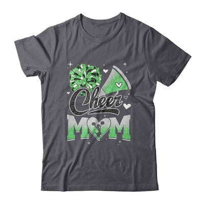 Cheer Mom Green Cheerleading Football For Women Graphic Shirt & Tank Top | teecentury