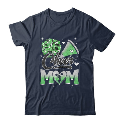 Cheer Mom Green Cheerleading Football For Women Graphic Shirt & Tank Top | teecentury