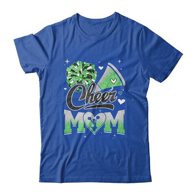 Cheer Mom Green Cheerleading Football For Women Graphic Shirt & Tank Top | teecentury