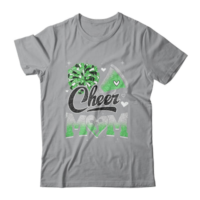 Cheer Mom Green Cheerleading Football For Women Graphic Shirt & Tank Top | teecentury