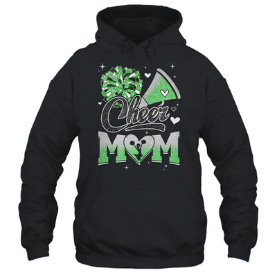 Cheer Mom Green Cheerleading Football For Women Graphic Shirt & Tank Top | teecentury