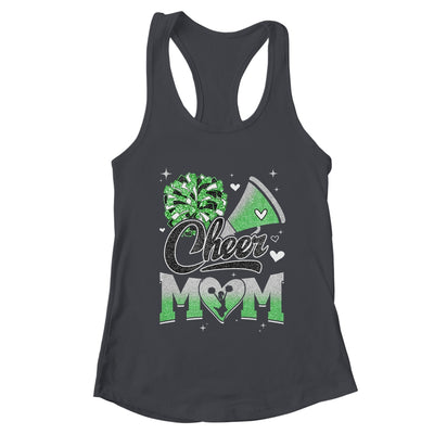 Cheer Mom Green Cheerleading Football For Women Graphic Shirt & Tank Top | teecentury