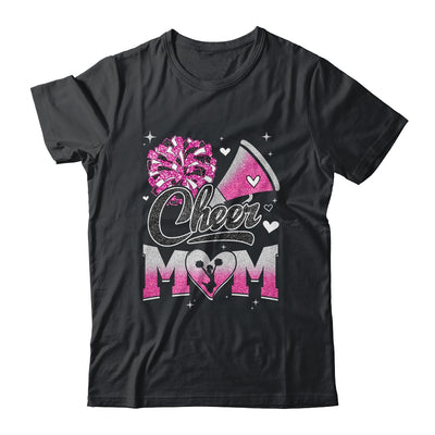 Cheer Mom Pink Cheerleading Football For Women Graphic Shirt & Tank Top | teecentury