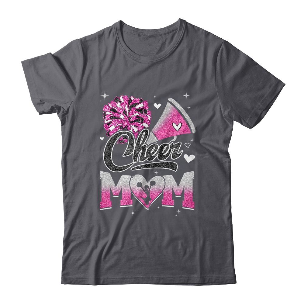 Cheer Mom Pink Cheerleading Football For Women Graphic Shirt & Tank Top | teecentury