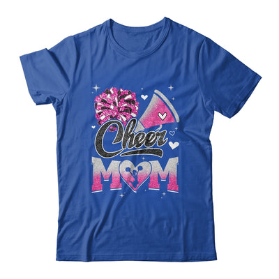 Cheer Mom Pink Cheerleading Football For Women Graphic Shirt & Tank Top | teecentury