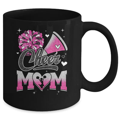 Cheer Mom Pink Cheerleading Football For Women Graphic Mug | teecentury
