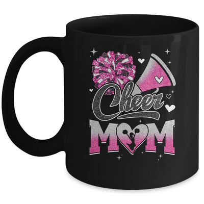 Cheer Mom Pink Cheerleading Football For Women Graphic Mug | teecentury
