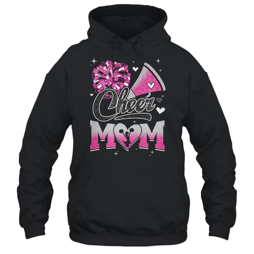 Cheer Mom Pink Cheerleading Football For Women Graphic Shirt & Tank Top | teecentury