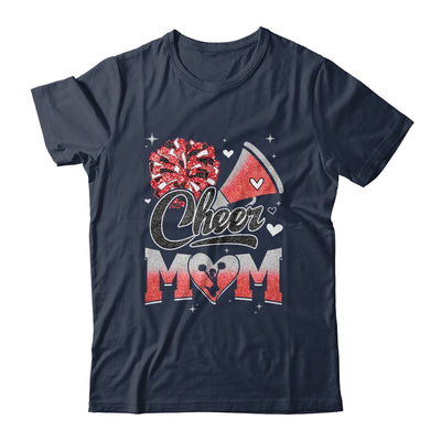 Cheer Mom Red Cheerleading Football For Women Graphic Shirt & Tank Top | teecentury