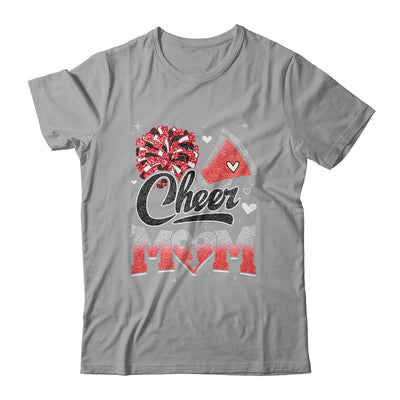 Cheer Mom Red Cheerleading Football For Women Graphic Shirt & Tank Top | teecentury