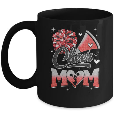 Cheer Mom Red Cheerleading Football For Women Graphic Mug | teecentury
