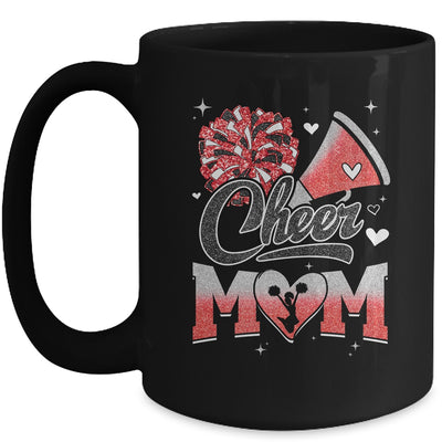 Cheer Mom Red Cheerleading Football For Women Graphic Mug | teecentury