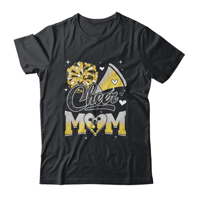 Cheer Mom Yellow Cheerleading Football For Women Graphic Shirt & Tank Top | teecentury