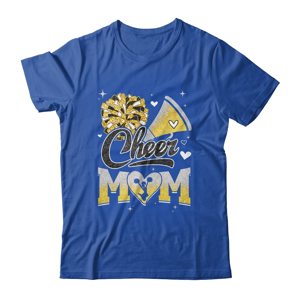 Cheer Mom Yellow Cheerleading Football For Women Graphic Shirt & Tank Top | teecentury