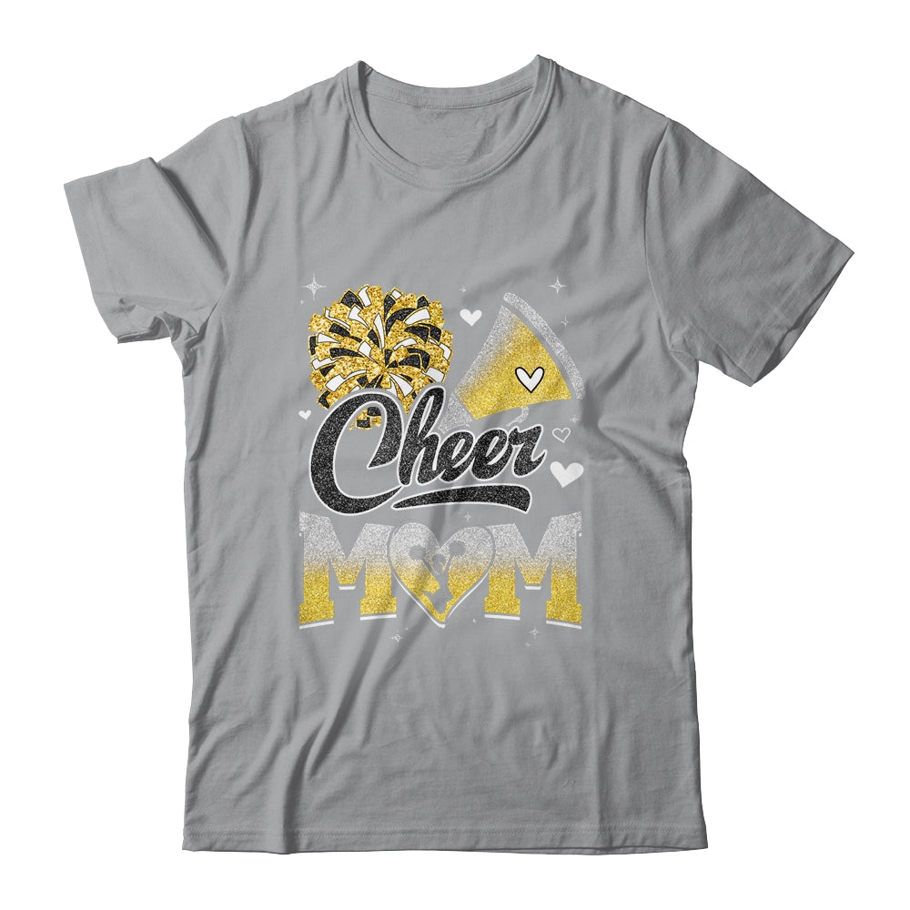 Cheer Mom Yellow Cheerleading Football For Women Graphic Shirt & Tank Top | teecentury