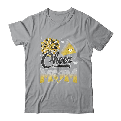 Cheer Mom Yellow Cheerleading Football For Women Graphic Shirt & Tank Top | teecentury