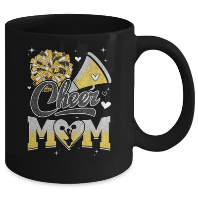 Cheer Mom Yellow Cheerleading Football For Women Graphic Mug | teecentury
