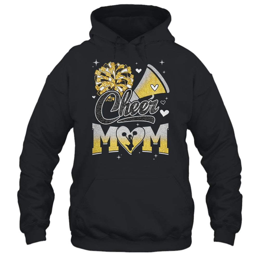 Cheer Mom Yellow Cheerleading Football For Women Graphic Shirt & Tank Top | teecentury