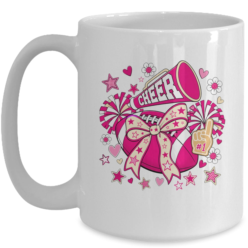 Cheer Ribbon Coquette Pink Cherring Cheer Leader Girl Women Mug | teecentury