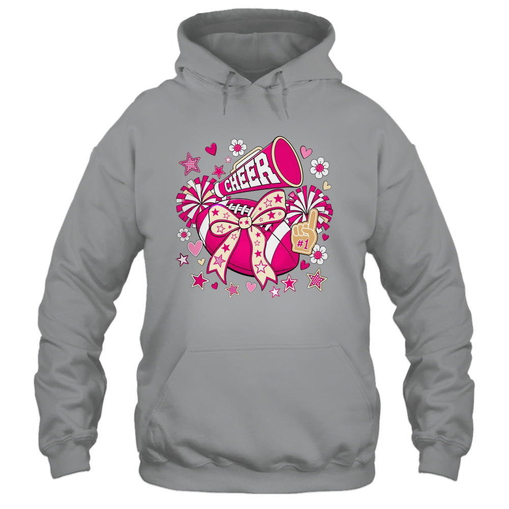 Cheer Ribbon Coquette Pink Cherring Cheer Leader Girl Women Shirt & Tank Top | teecentury
