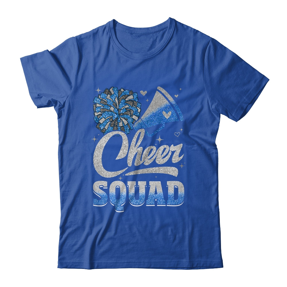Cheer Squad Funny Cheerleader Cheerleading Blue Women Girl Shirt & Tank Top | teecentury