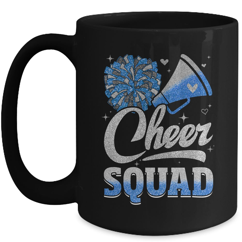 Cheer Squad Funny Cheerleader Cheerleading Blue Women Girl Mug | teecentury