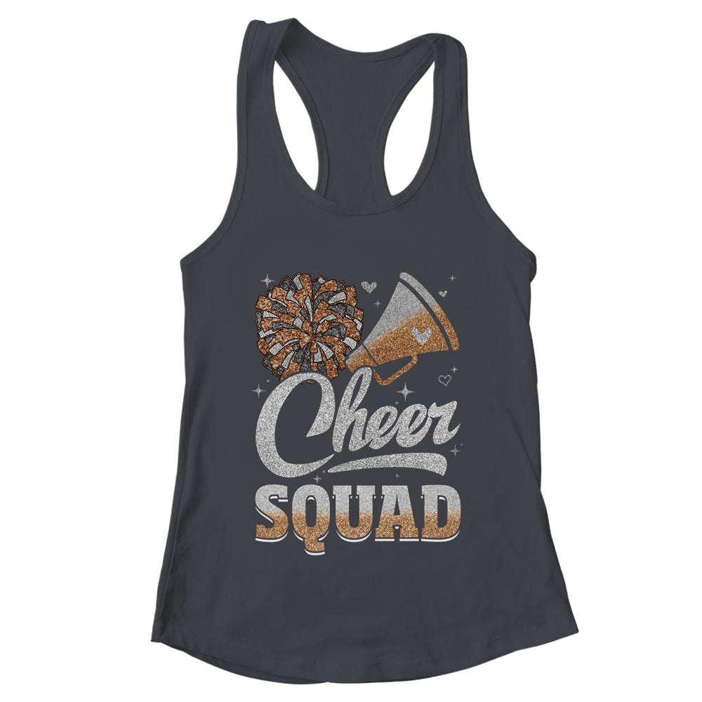 Cheer Squad Funny Cheerleader Cheerleading Brown Women Girl Shirt & Tank Top | teecentury