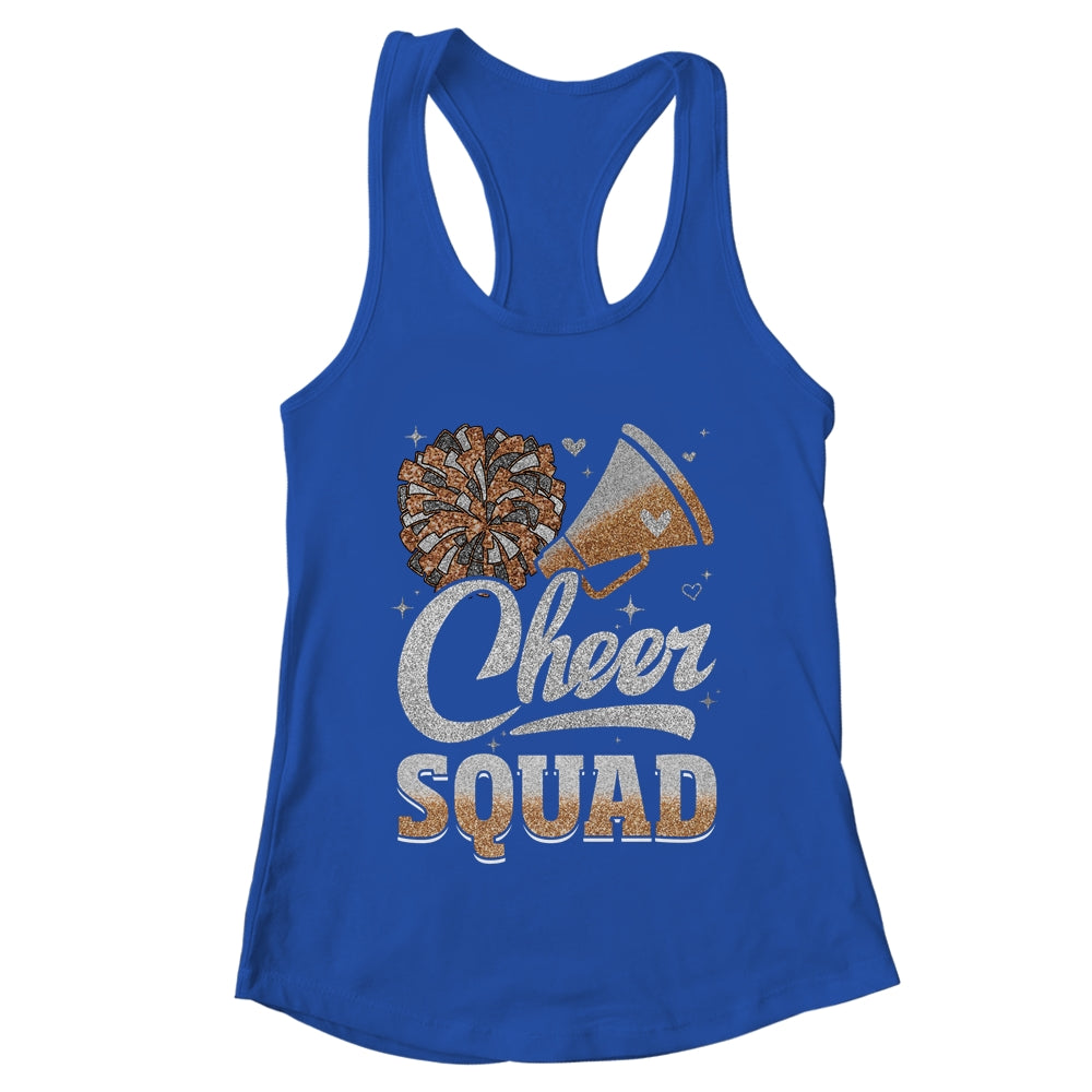 Cheer Squad Funny Cheerleader Cheerleading Brown Women Girl Shirt & Tank Top | teecentury
