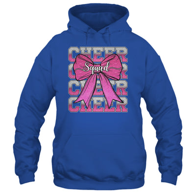 Cheer Squad Funny Cheerleader Cheerleading Coquette Bow Pink Shirt & Tank Top | teecentury