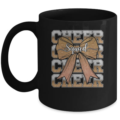 Cheer Squad Funny Cheerleader Cheerleading Coquette Brown Mug | teecentury