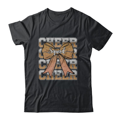 Cheer Squad Funny Cheerleader Cheerleading Coquette Brown Shirt & Tank Top | teecentury