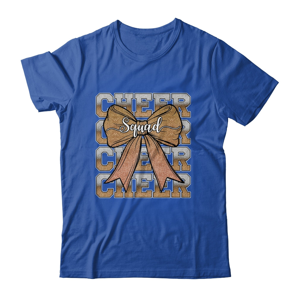 Cheer Squad Funny Cheerleader Cheerleading Coquette Brown Shirt & Tank Top | teecentury